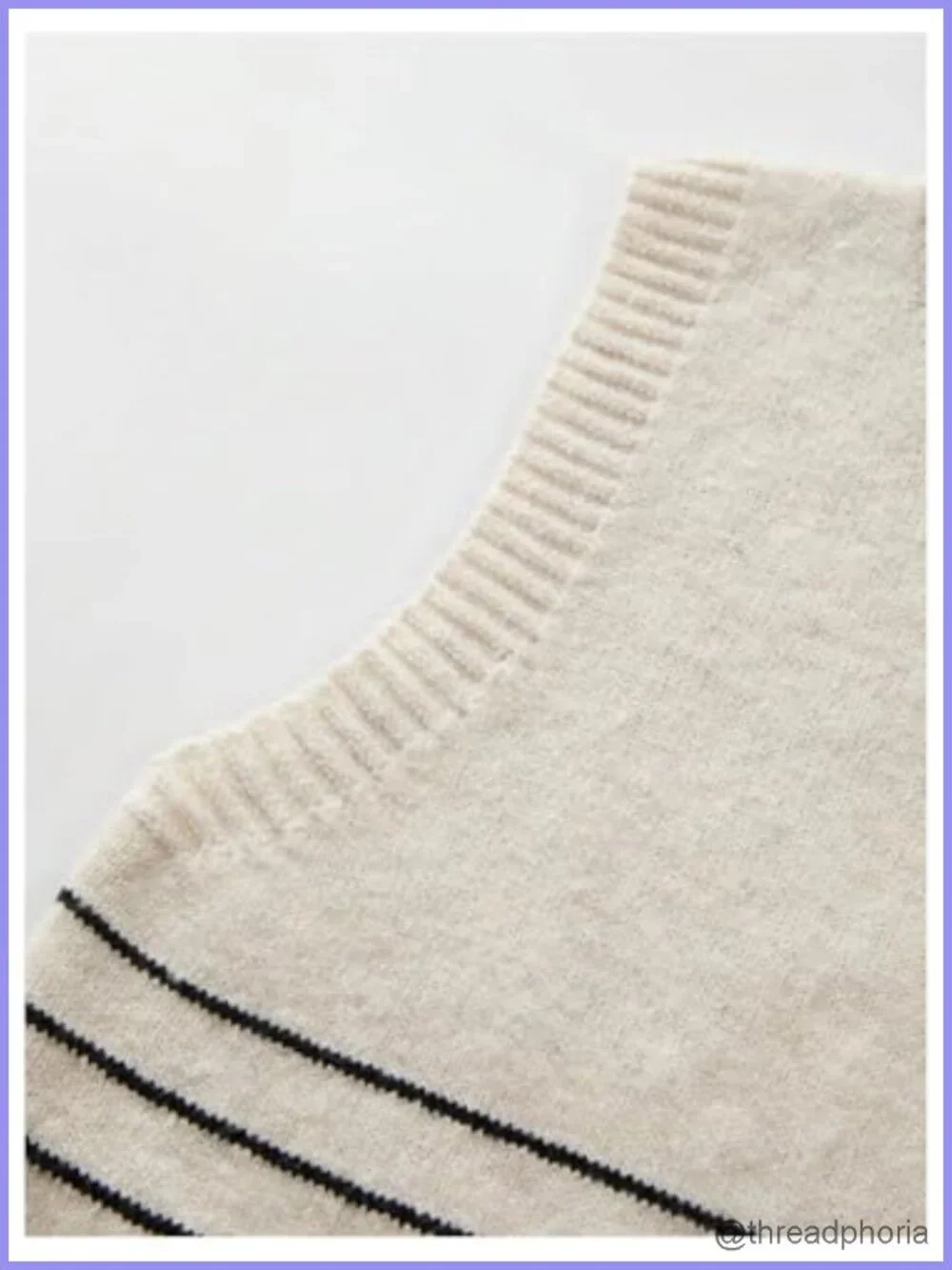N/A striped sweater